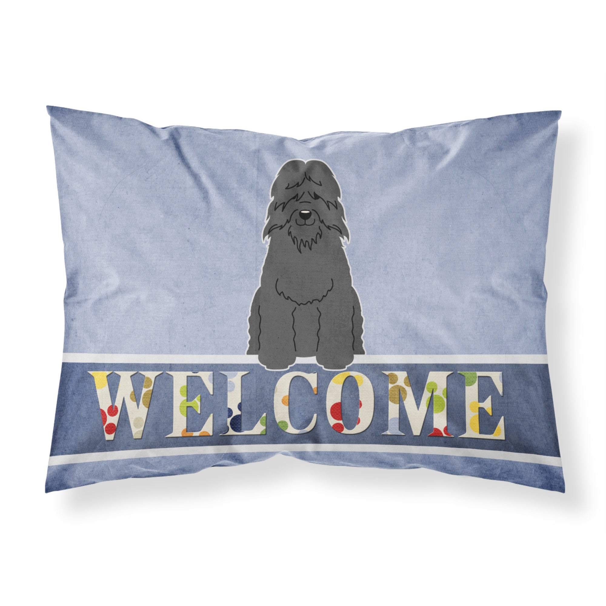 'Caroline'S Treasures Welcome Bouvier Des Flandres Pillowcase, Standard'