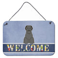 CarolineS Treasures Welcome Briard Black Metal Print, 8 X 12