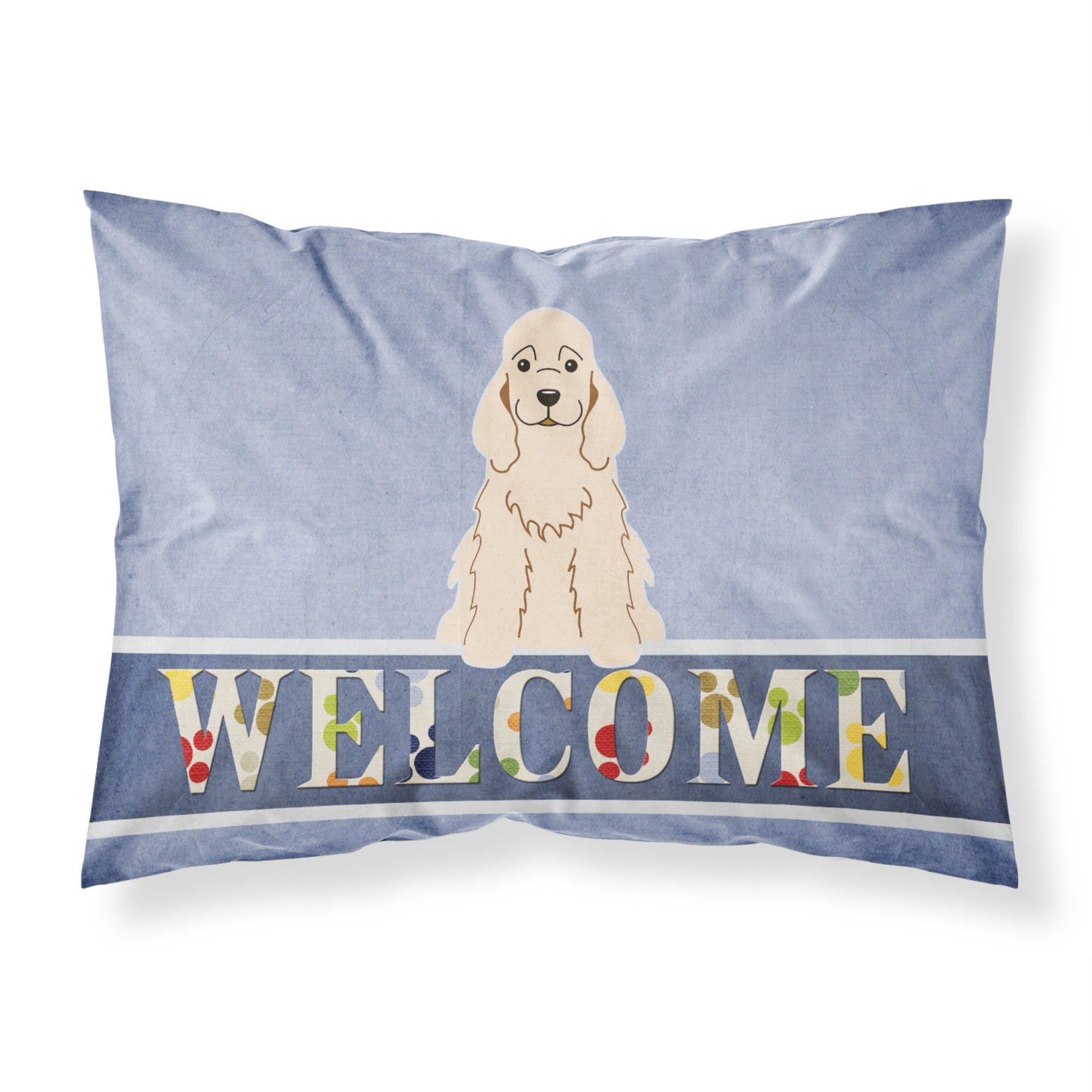 'Caroline'S Treasures Cocker Spaniel Buff Welcome Pillowcase, Standard,'