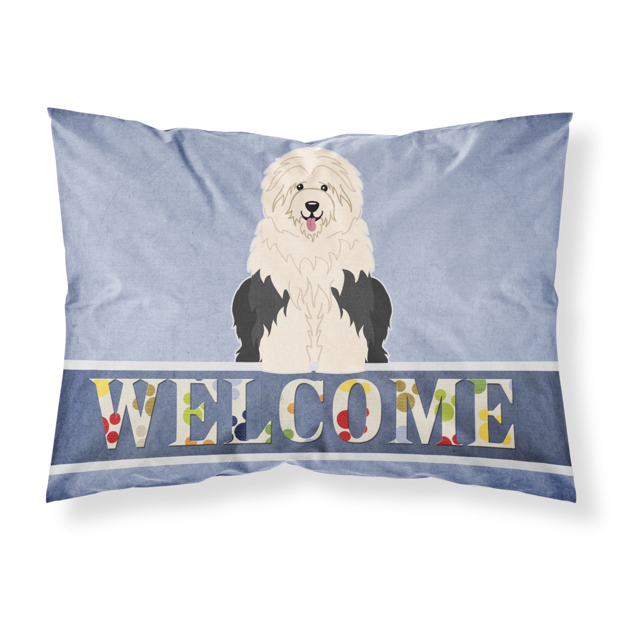 'Caroline'S Treasures Old English Sheepdog Welcome Pillowcase, Standard,'