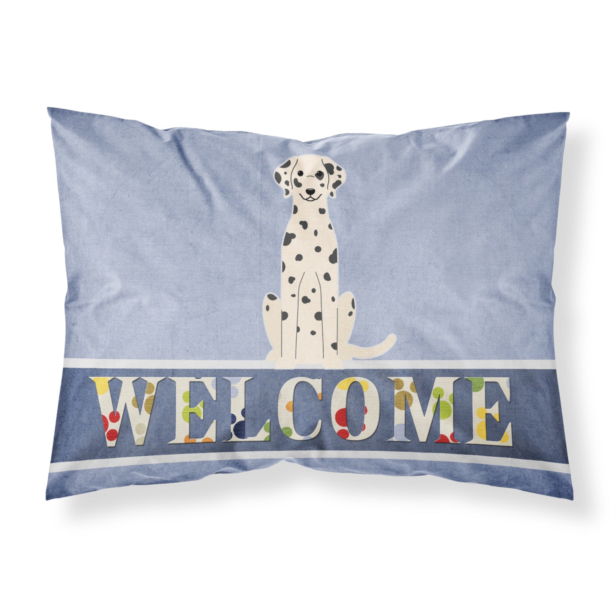 'Caroline'S Treasures Welcome Dalmatian Pillowcase, Standard'