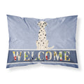 'Caroline'S Treasures Welcome Dalmatian Pillowcase, Standard'