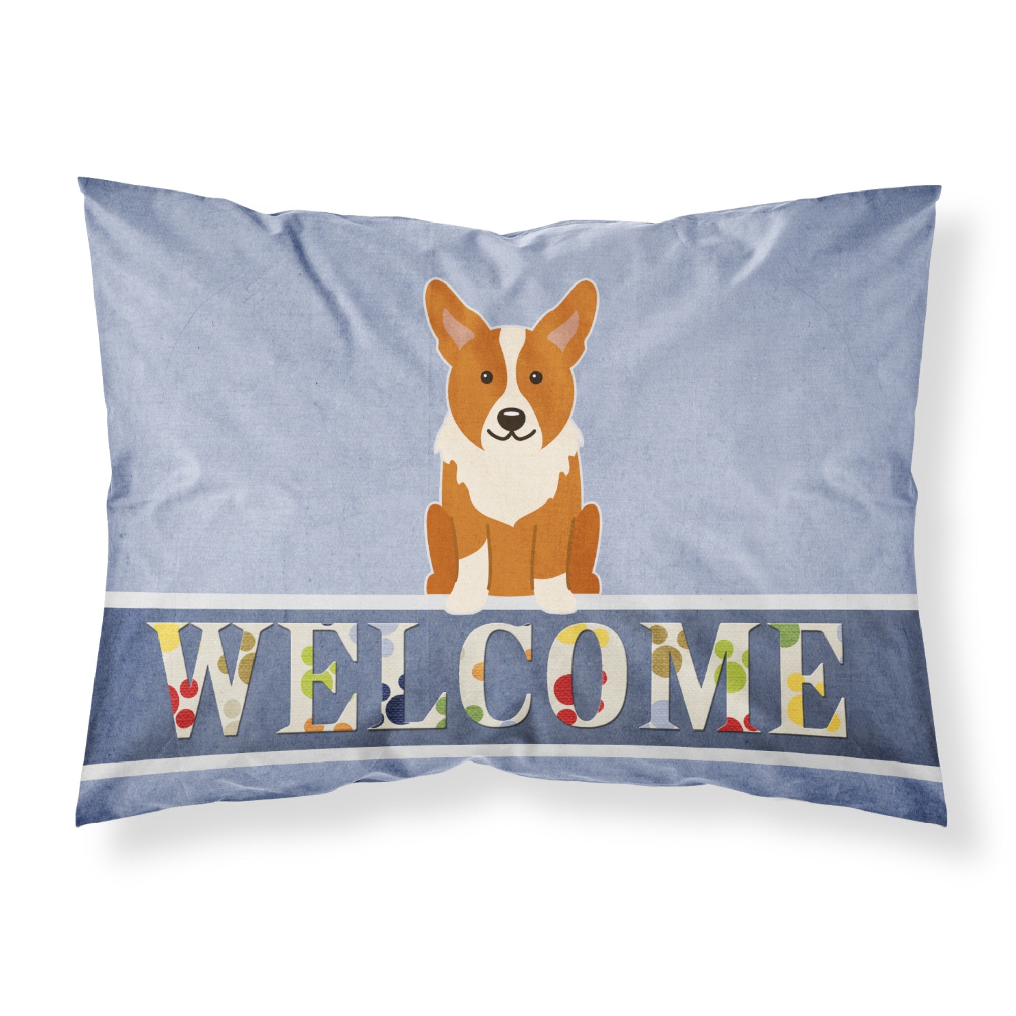 'Caroline'S Treasures Corgi Welcome Pillowcase, Standard,'