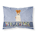 'Caroline'S Treasures Wire Fox Terrier Welcome Pillowcase, Standard,'