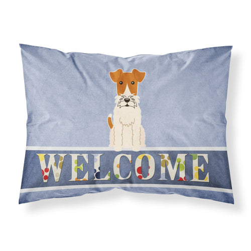 'Caroline'S Treasures Wire Fox Terrier Welcome Pillowcase, Standard,'