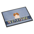 CarolineS Treasures Pekingnese Red White Welcome Doormat 18 X 27 Multicolor