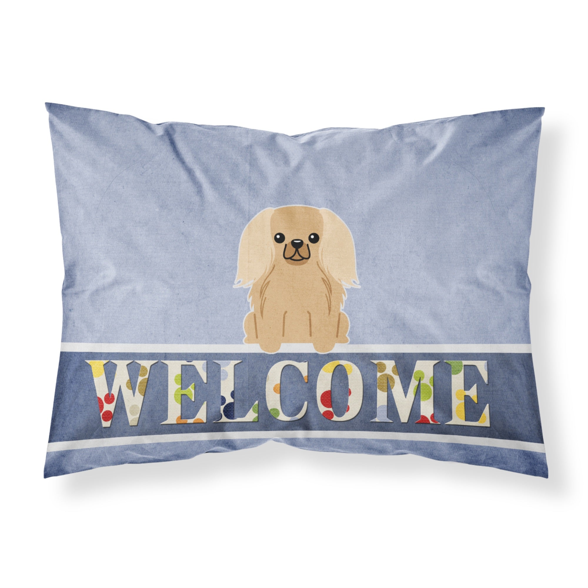 'Caroline'S Treasures Pekingnese Fawn Sable Welcome Pillowcase, Standard,'