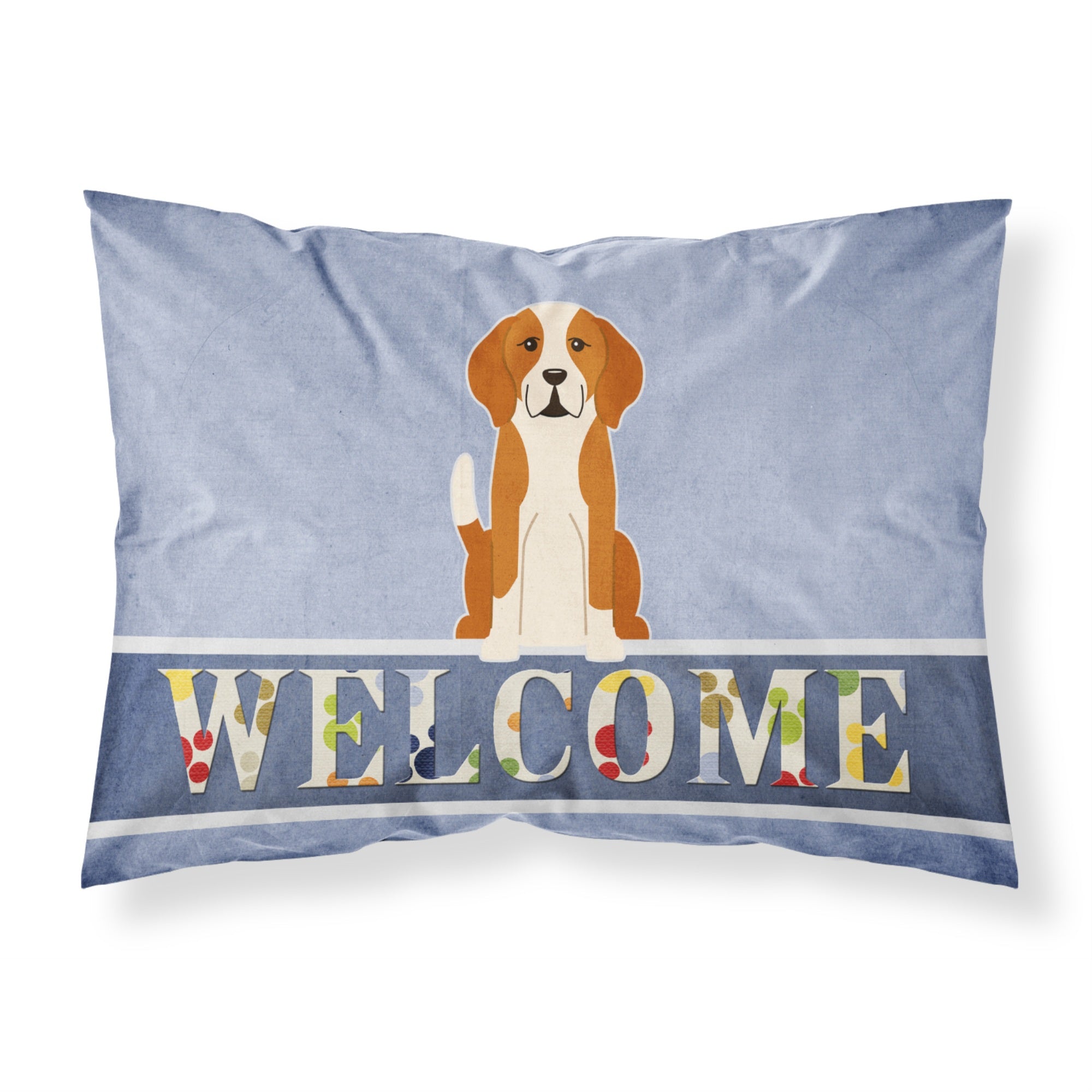 'Caroline'S Treasures English Foxhound Welcome Pillowcase, Standard,'