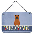 CarolineS Treasures Chinese Chongqing Dog Welcome Metal Print, 8 X 12, Multicolor