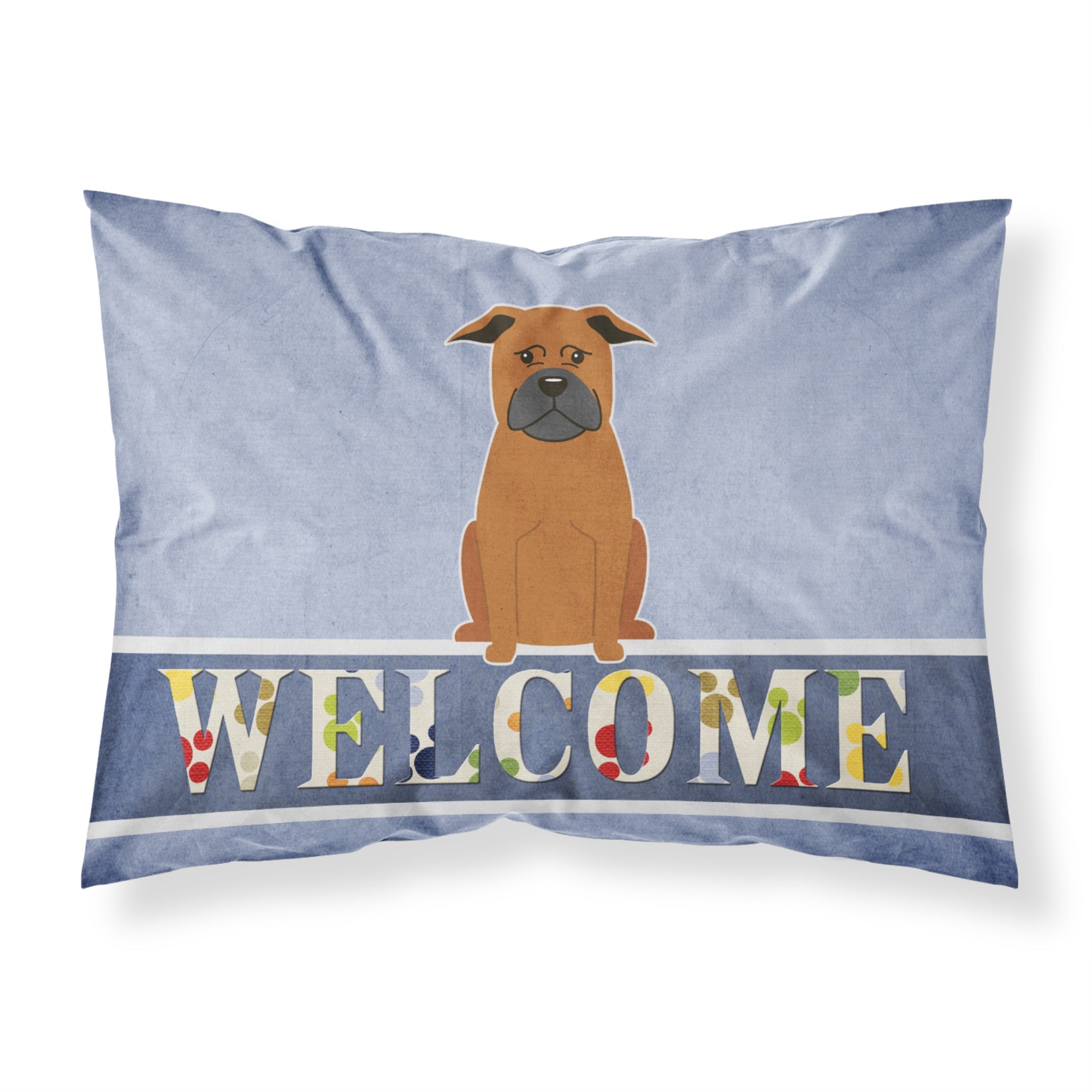 'Caroline'S Treasures Chinese Chongqing Dog Welcome Pillowcase, Standard, Multicolor'