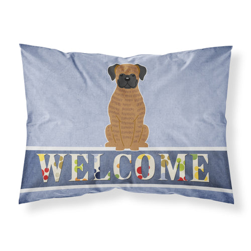 'Caroline'S Treasures Brindle Boxer Welcome Pillowcase, Standard,'