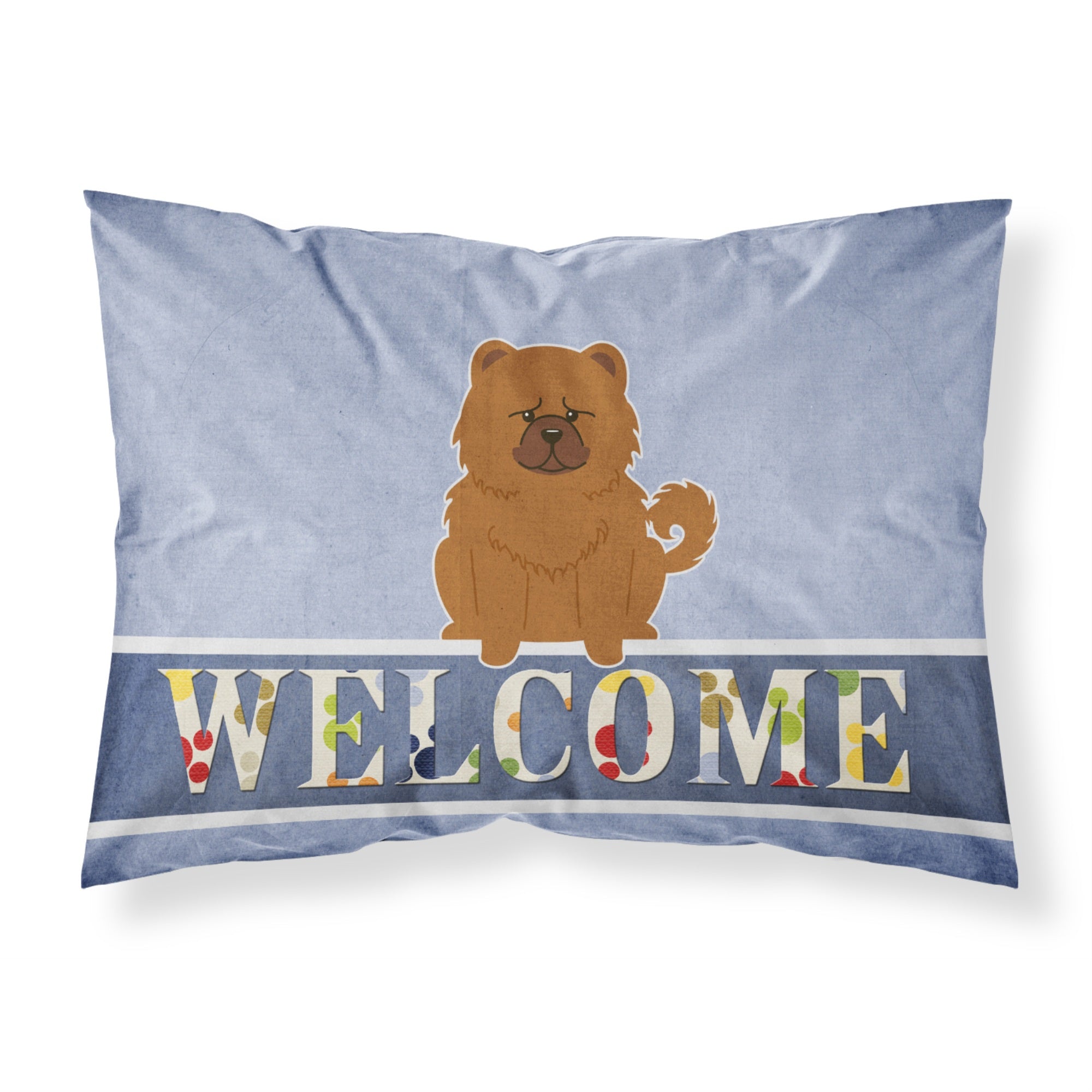'Caroline'S Treasures Chow Red Welcome Pillowcase, Standard,'