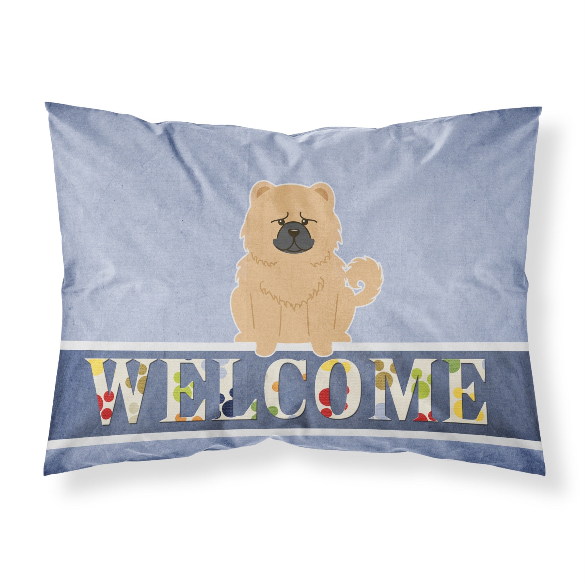 'Caroline'S Treasures Chow Cream Welcome Pillowcase, Standard,'