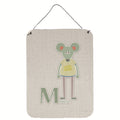 CarolineS Treasures Alphabet M For Mouse Metal Print, 16 X 12, Multicolor