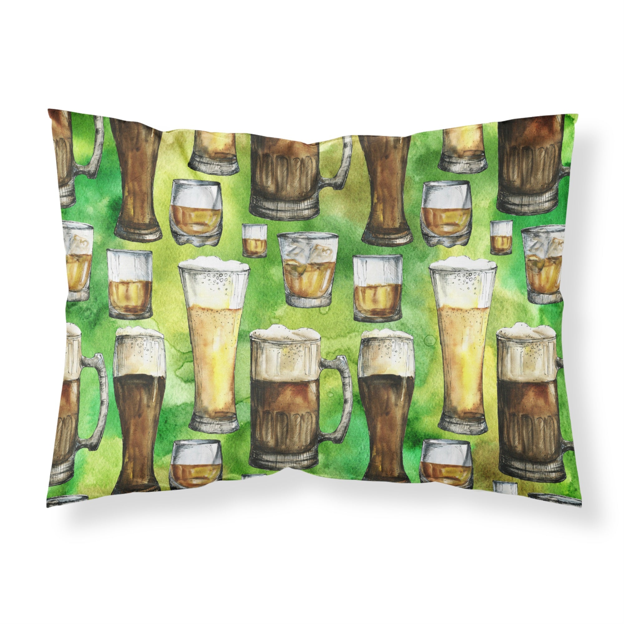 Irish Beers Fabric Standard Pillowcase