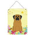 CarolineS Treasures Easter Eggs Mastiff Metal Print, 16 X 12, Multicolor