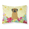 Easter Eggs Mastiff Fabric Standard Pillowcase