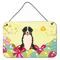 CarolineS Treasures Easter Eggs Bernese Mountain Dog Metal Print, 8 Inch  Inch  H X 12 Inch  Inch  W