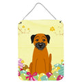 CarolineS Treasures Easter Eggs Border Terrier Metal Print, 16 X 12, Multicolor