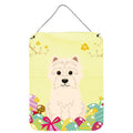 CarolineS Treasures Easter Eggs Westie Metal Print, 16 X 12, Multicolor