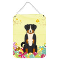 CarolineS Treasures Easter Eggs Appenzeller Sennenhund Metal Print, 16 X 12, Multicolor