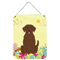 CarolineS Treasures Easter Eggs Chocolate Labrador Metal Print, 16 X 12, Multicolor