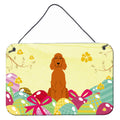 CarolineS Treasures Easter Eggs Irish Setter Metal Print, 8 Inch  Inch  H X 12 Inch  Inch  W