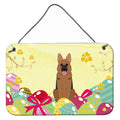 CarolineS Treasures Easter Eggs German Shepherd Metal Print, 8 Inch  Inch  H X 12 Inch  Inch  W