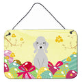 CarolineS Treasures Easter Eggs Bedlington Terrier Blue Metal Print, 8 Inch  Inch  H X 12 Inch  Inch  W