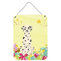 CarolineS Treasures Easter Eggs Dalmatian Metal Print, 16 X 12, Multicolor