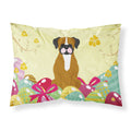 Easter Eggs Flashy Fawn Boxer Fabric Standard Pillowcase
