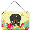 CarolineS Treasures Easter Eggs Dapple Wire Haired Dachshund Metal Print, 8 Inch  Inch  H X 12 Inch  Inch  W