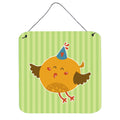 CarolineS Treasures Birthday Bird Metal Print, 6 Inch  Inch  X 6 Inch  Inch , Multicolor