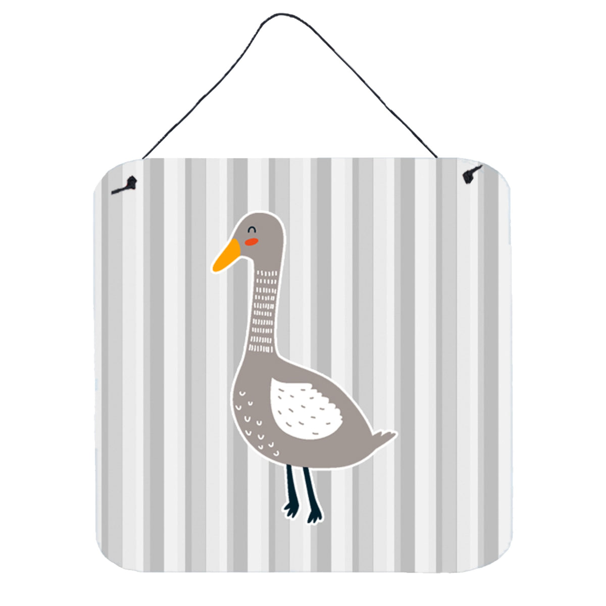 CarolineS Treasures Grey Goose Metal Print, 6 Inch  Inch  X 6 Inch  Inch , Multicolor