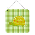 CarolineS Treasures Turtle On The Move Metal Print, 6 Inch  Inch  X 6 Inch  Inch , Multicolor