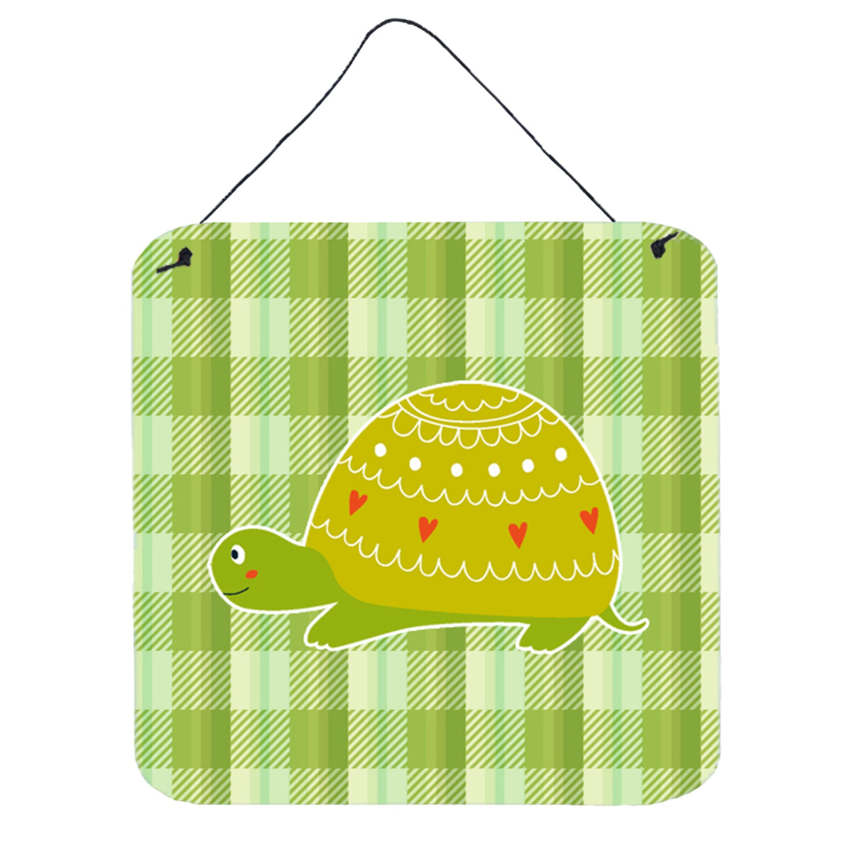 CarolineS Treasures Turtle On The Move Metal Print, 6 Inch  Inch  X 6 Inch  Inch , Multicolor