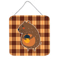CarolineS Treasures Suirrel With A Nut Metal Print, 6 Inch  Inch  X 6 Inch  Inch , Multicolor