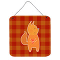 CarolineS Treasures Fox Metal Print, 6 Inch  Inch  X 6 Inch  Inch , Multicolor
