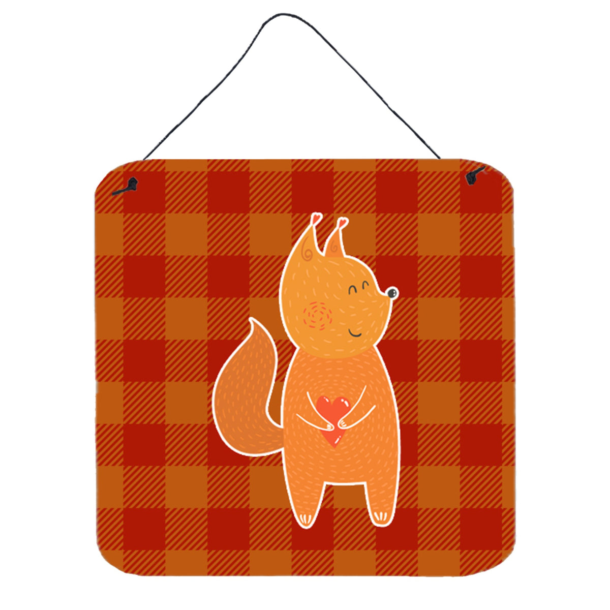 CarolineS Treasures Fox Metal Print, 6 Inch  Inch  X 6 Inch  Inch , Multicolor