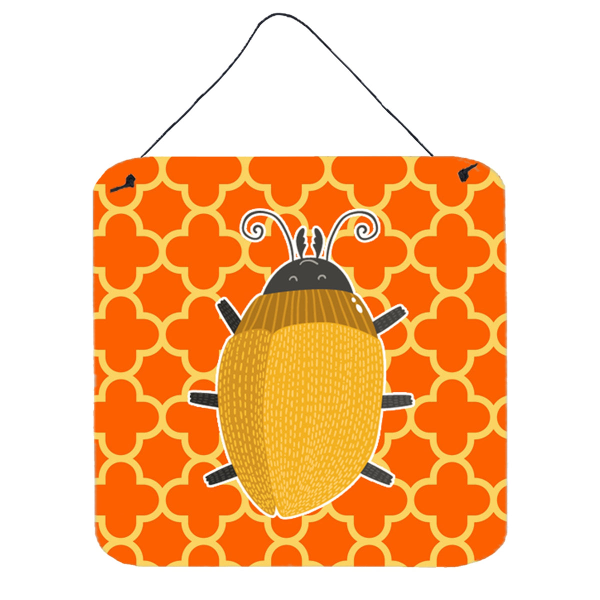 CarolineS Treasures Beetle Metal Print, 6 Inch  Inch  X 6 Inch  Inch , Multicolor