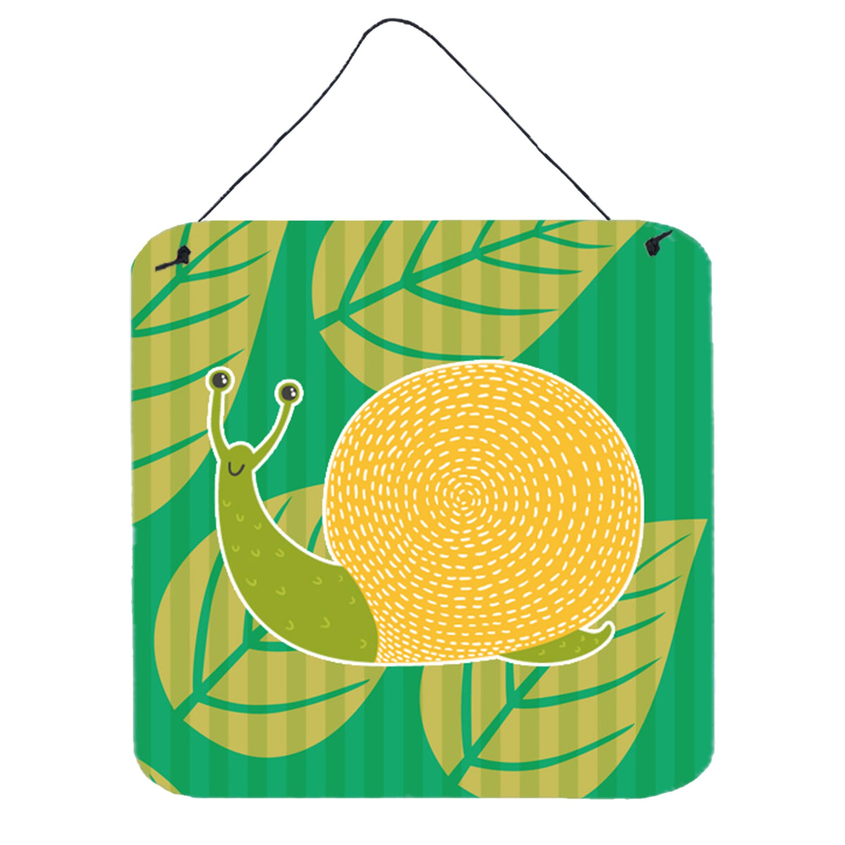 CarolineS Treasures Snail Metal Print, 6 Inch  Inch  X 6 Inch  Inch , Multicolor