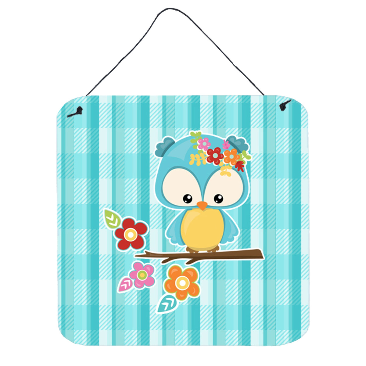 CarolineS Treasures Blue Bird Metal Print, 6 Inch  Inch  X 6 Inch  Inch , Multicolor