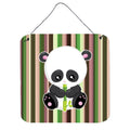 CarolineS Treasures Bamboo Flute Panda Metal Print, 6 Inch  Inch  X 6 Inch  Inch , Multicolor