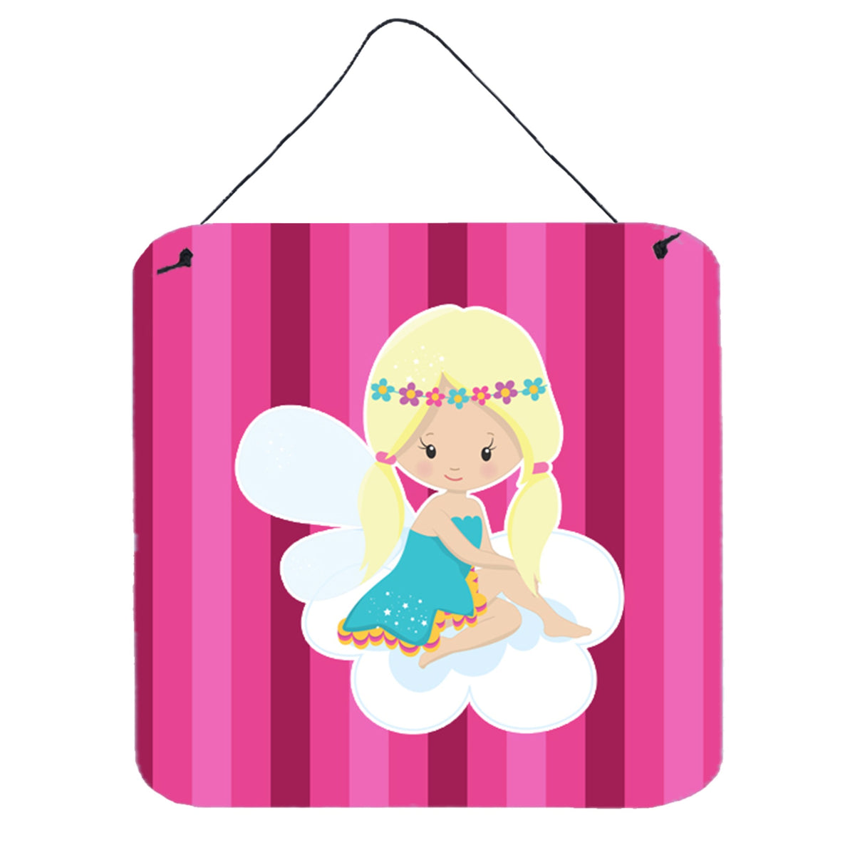 CarolineS Treasures Blonde Fairy Metal Print, 6 Inch  Inch  X 6 Inch  Inch , Multicolor