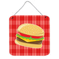 CarolineS Treasures Hamburger Plaid Metal Print, 6 Inch  Inch  X 6 Inch  Inch , Multicolor