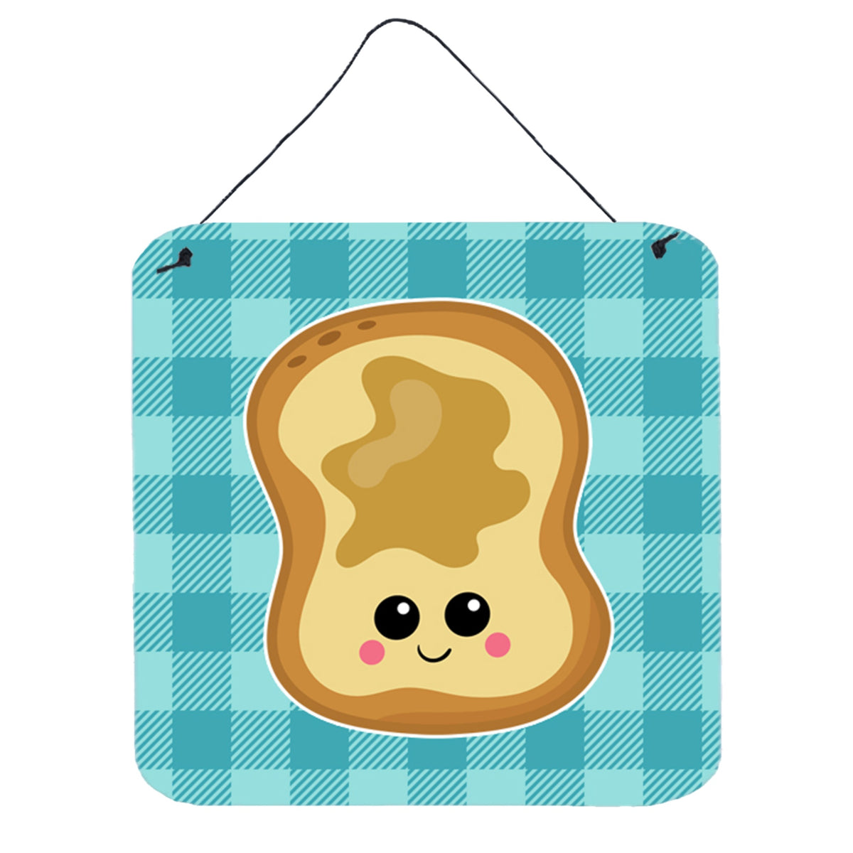 CarolineS Treasures Peanut Butter Toast Metal Print, 6 Inch  Inch  X 6 Inch  Inch , Multicolor