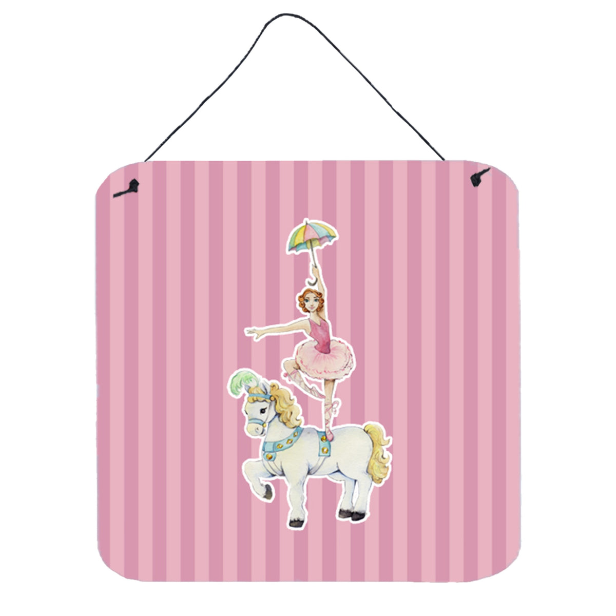 CarolineS Treasures Circus Performer Metal Print, 6 Inch  Inch  X 6 Inch  Inch , Multicolor