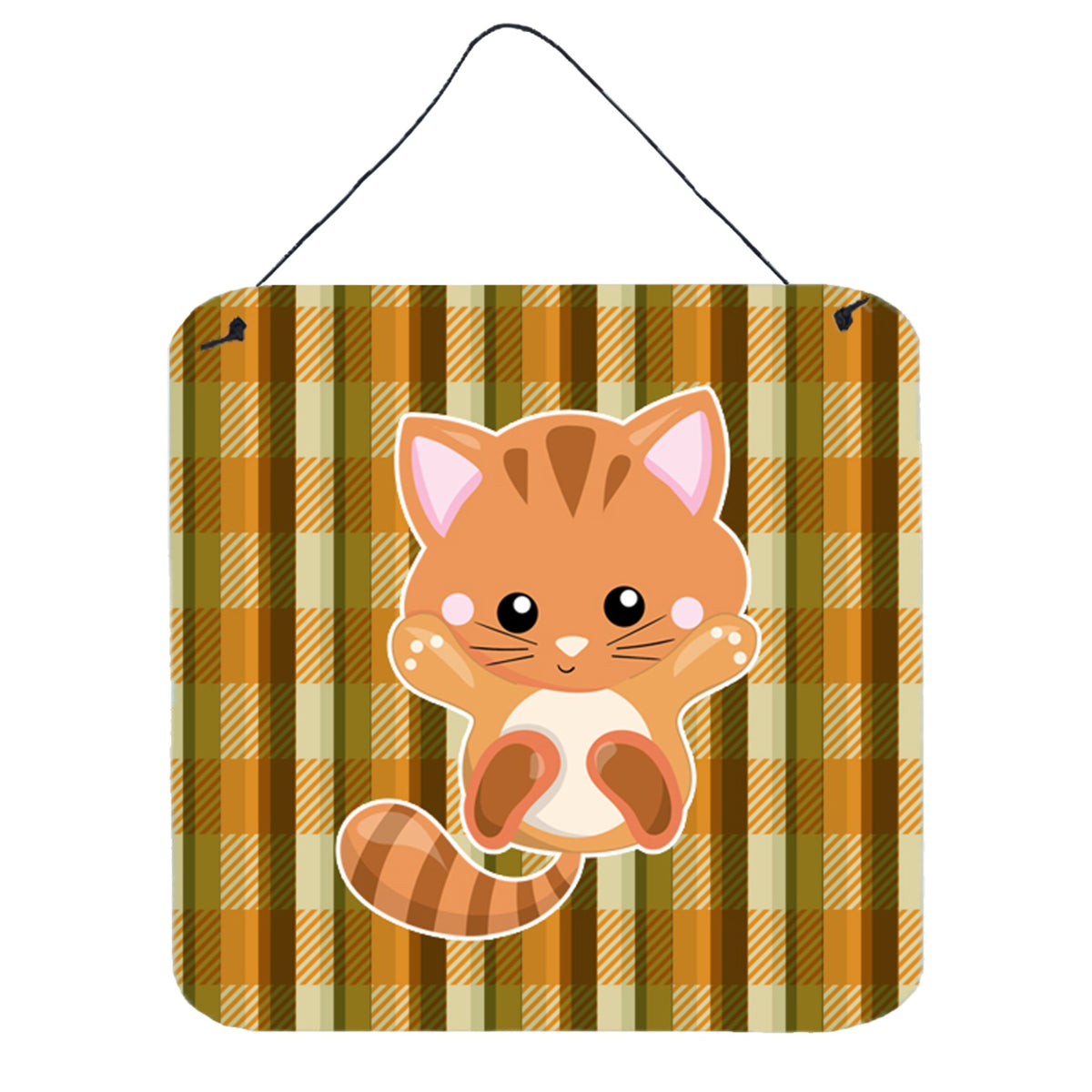 CarolineS Treasures Hooray Kitten Metal Print, 6 Inch  Inch  X 6 Inch  Inch , Multicolor