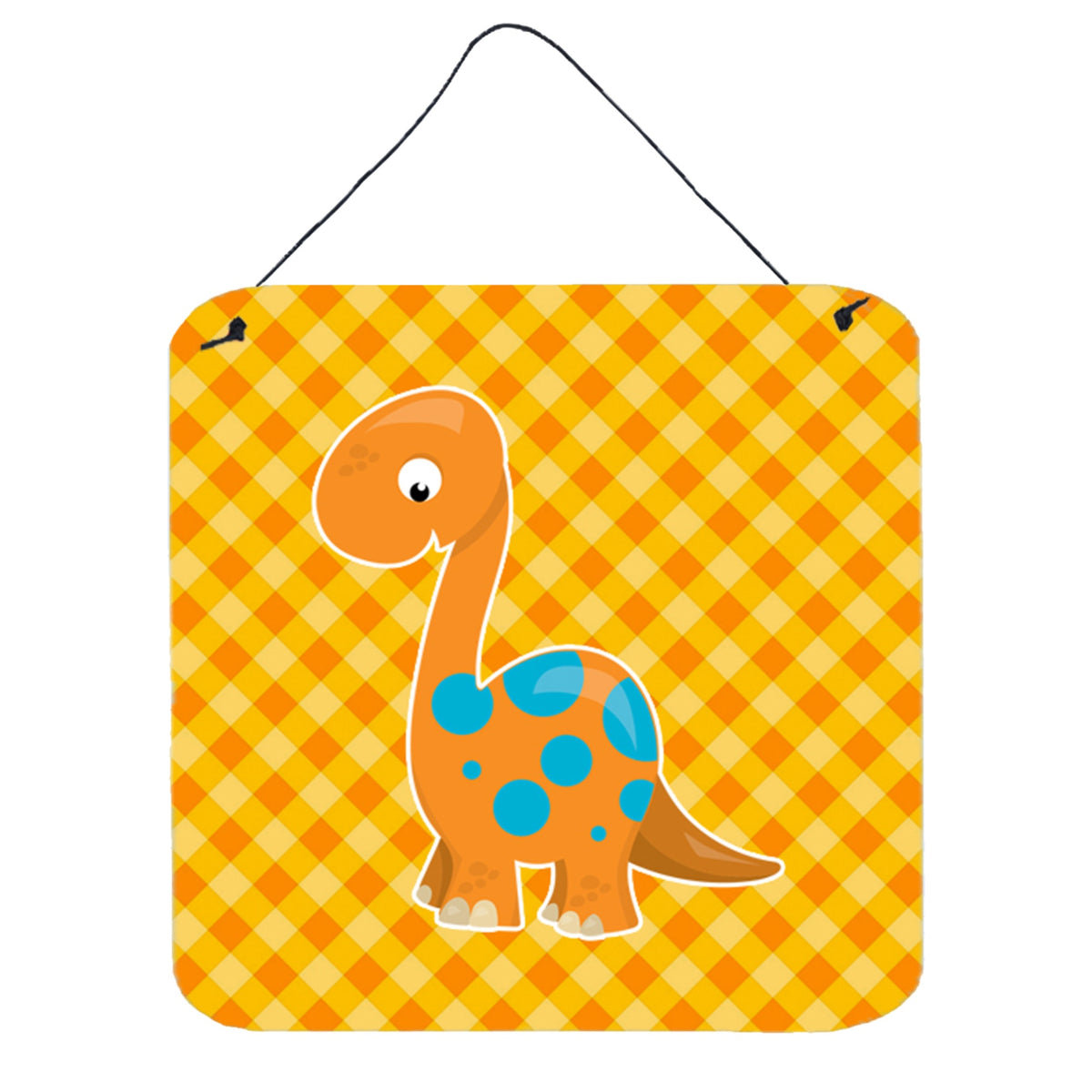 CarolineS Treasures Brontosaurus Dinosaur Metal Print, 6 Inch  Inch  X 6 Inch  Inch , Multicolor