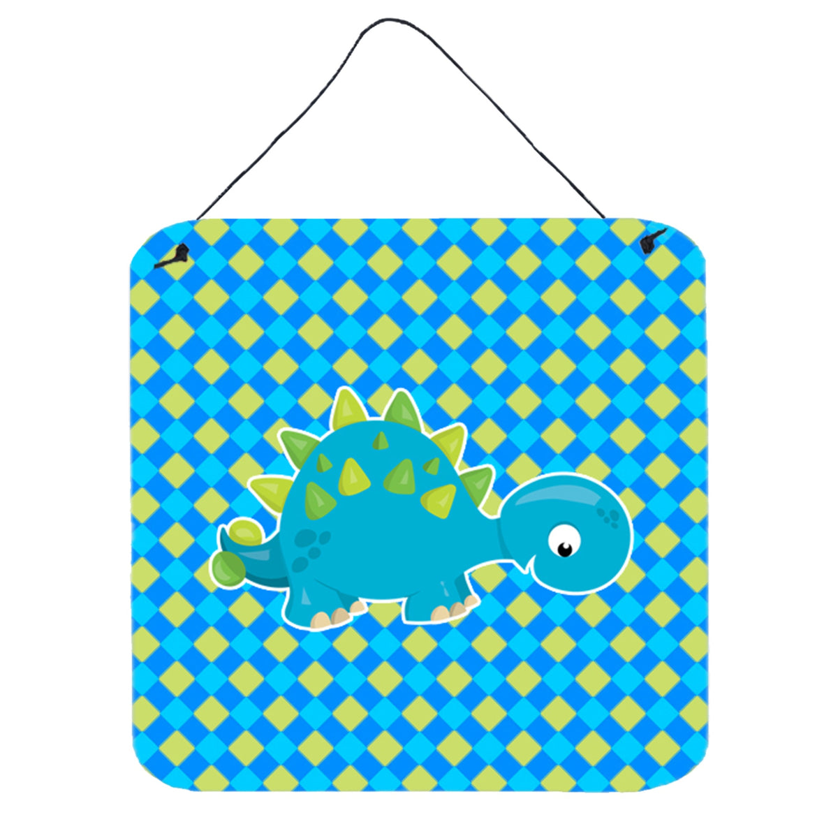 CarolineS Treasures Stegosaurus Dinosaur Metal Print 6 Inch  Inch  X 6 Inch  Inch  Multicolor